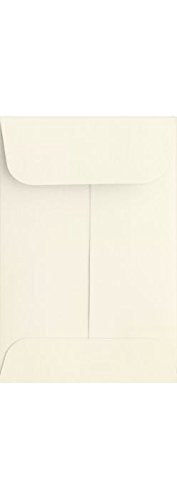 #1 Coin Envelopes (2 1/4 x 3 1/2) - Natural (250 Qty.) | Perfect for the HOLIDAYS, Weddings, Parties & Place Cards | Fits Small Parts, Stamps, Jewelry, Seeds | 1CO-01-250