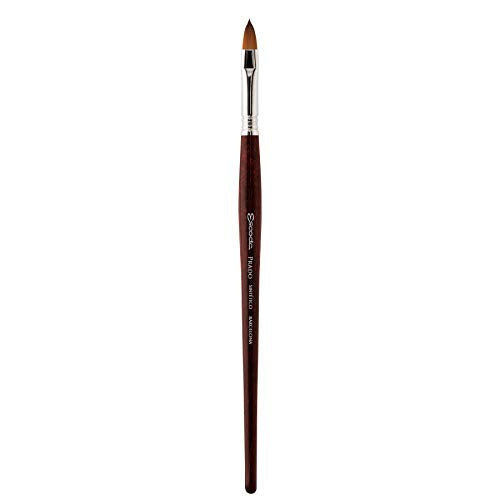 Escoda Prado Series Artist Watercolor & Acrylic Paint Brush, Filbert, Size 10