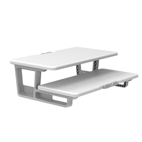 DDYYDS Display Height Bracket Double-Layer Storage Multifunctional Desktop Lifting Base Laptop Stand