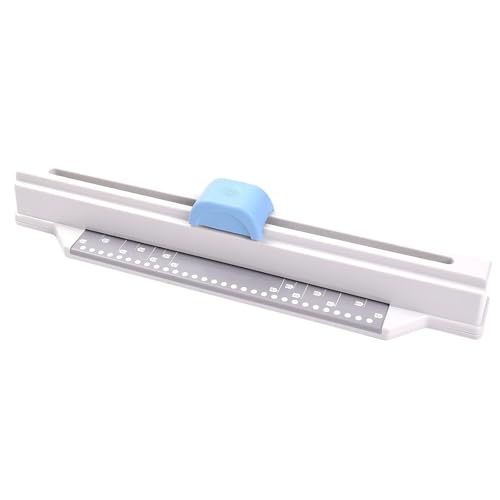 30 Hole Puncher Binder, Circle Loose Leaf Manual Punching Machine, Perforated Sheet 5 Per Copy Paper, Feed Depth 6.5 Mm, Punch Pitch 9.5 Mm, for Craft Paper, DIY Crafts, Office School