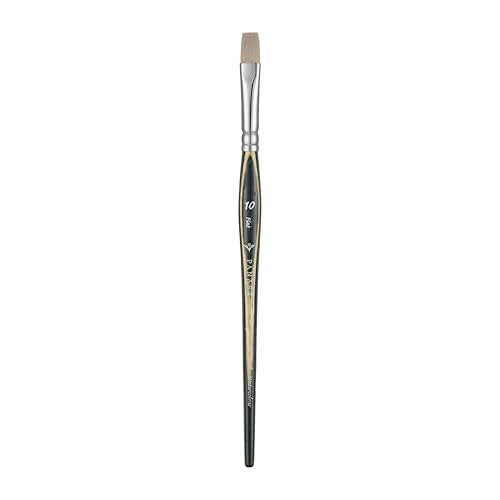 Pan Art Synthetic Flat Brush No.10 - Watercolour Painting Tool - 1 Piece
