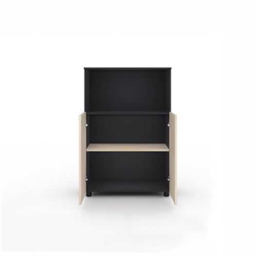 Office File Cabinet File Cabinet Wooden Double Door Without Door Partition Storage Cabinet File Cabinet With Combination Lock Multi-Tier Storage Side Cabinet