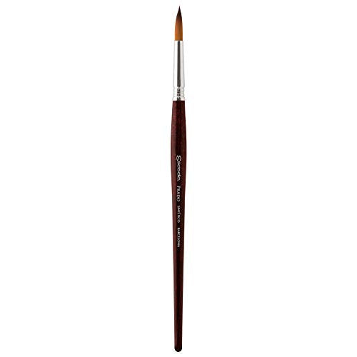 Escoda Prado Series Artist Watercolor & Acrylic Paint Brush, Round, Size 18