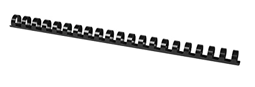 Binding Combs Office Products A4 14mm (115 Sheets) 100 Pcs Black/Presentation/Type-21 Rings/Kind-Spiral/Material-Plastic/Colour-Black/Format-A4 / Size-14mm
