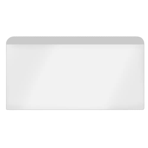 Self Adhesive Poly Pockets for File Folders, Doctor Stuff, 5mil, 8-3/4" x 5-1/2" Opening, Clear Document Holders – Peel & Stick, Box of 100
