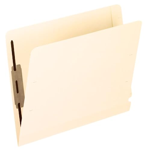 Pendaflex Manila Reinforced End-Tab Fastener Folders, Letter Size, Manila, Straight Cut, 50/BX (13140EE)