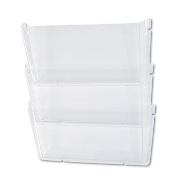 deflect-o Unbreakable DocuPocket Wall Files FILE,WALL,3-POCKET,LTR,CR 4038241 (Pack of2)