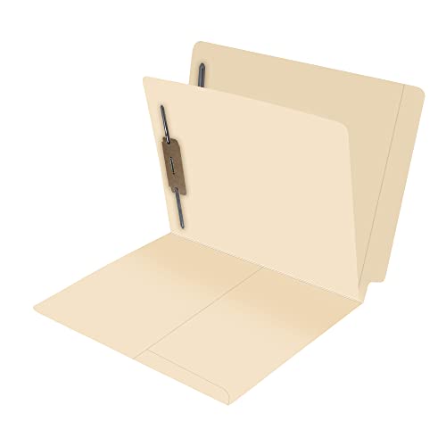 Classification File Folders with Pocket, Doctor Stuff, One Installed Divider, Reinforced End Tab Pocket Folder, Two 2” Bonded Fastener on Inside Right of Both Sides, 11 pt Manila Stock, Carton of 200
