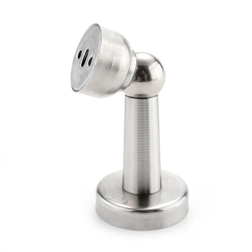 UOHLCX Stainless Steel Magnetic Sliver Door Stop Stopper Holder Catch Floor Fitting with Screws for Family Home