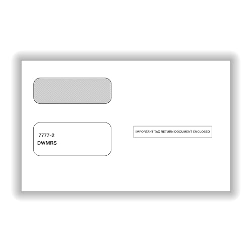 ComplyRight 1099-MISC 4-Part Tax Forms Set with Self-Seal Envelopes (100 Recipients), Tax Filing Supplies