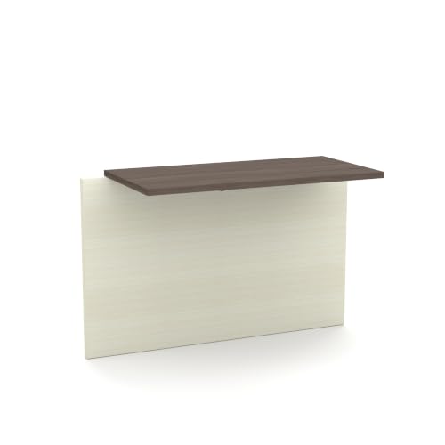 Bestar Desk Bridge, White Chocolate and Antigua, Prestige +, 40W