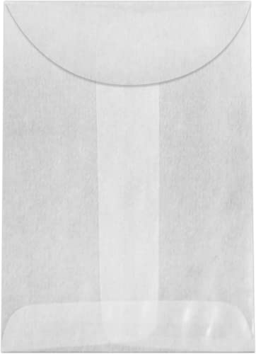 LUXPaper #1 Coin Envelopes | 2 1/4" x 3 1/2" | Glassine | 30lb. Text | 250 Qty