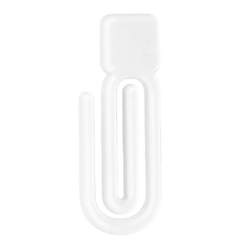 100Pcs Fun Acrylic Document Clips Pack for Adults Home Crafting Stationery Decorative Binders Paper