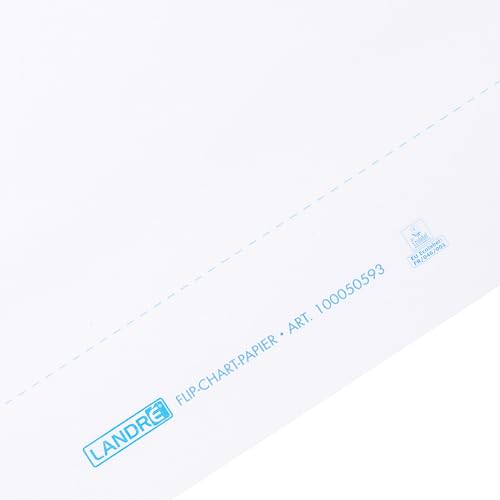 Landre Flip Chart Blocks Rolled Holzfreies Papier Blanko