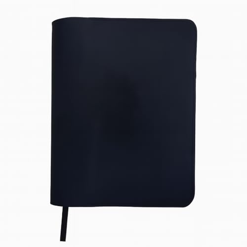CestAntiQ Refillable XXL Leather Journal Cover 8.5 x 11 in, Black