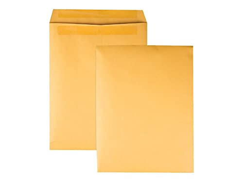 Quality Park 43762 Redi-Seal Envelope, Plain, 28Lb, 10-Inch x13-Inch, 250/BX, Kraft