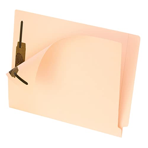 Pendaflex 62714 End Tab Fastener Folders, Two Fastener, Letter, Manila, 50/Box