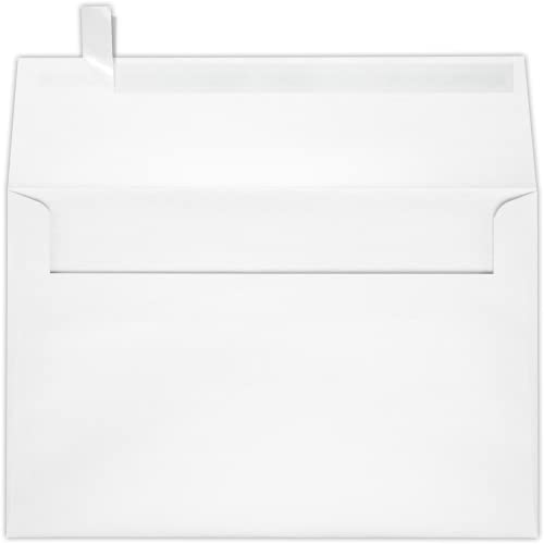LUXPaper A9 Invitation Envelopes | Peel & Press | 5 3/4" x 8 3/4" | Crystal Metallic | 80lb. Text | 500 Qty