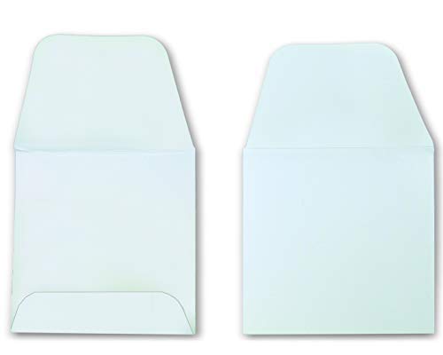 Raise Products 2.5"x2.5" Coin Envelopes - Pre-gummed Flap White Acid Free (1000)