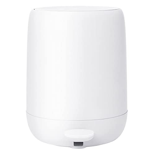 blomus SONO Bathroom Step Trash Can, Tan, 1.2 Gallon