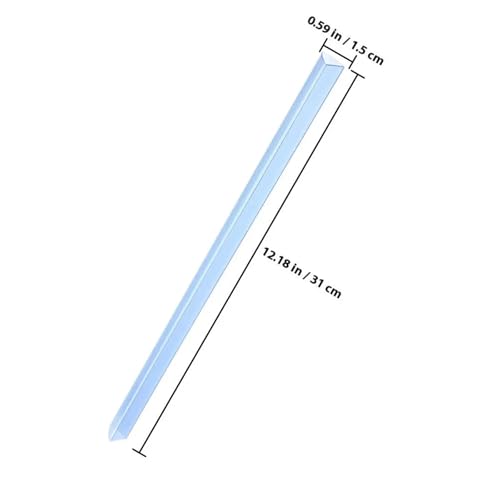 50Pcs Plastic Slide Binder Rings, Transparent Pull Rod Design, Sturdy ABS Binding Bars for Reports & Loose Documents