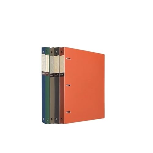 Filing Envelopes 5 Pcs A4 Perforated Loose-Leaf Binder PP Three-Hole Thickened File Folder Archive Information Organizer Booklet Plastic Folders