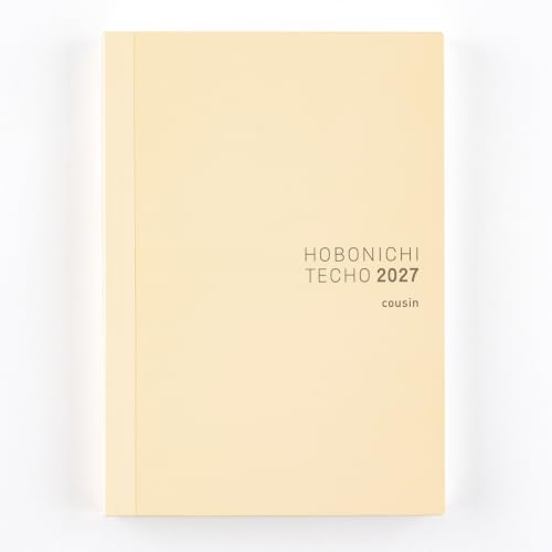 Hobonichi Techo 2027 Cousin Book – A5, Japanese, Daily, Weekly, Jan Start, Mon Start, Planner