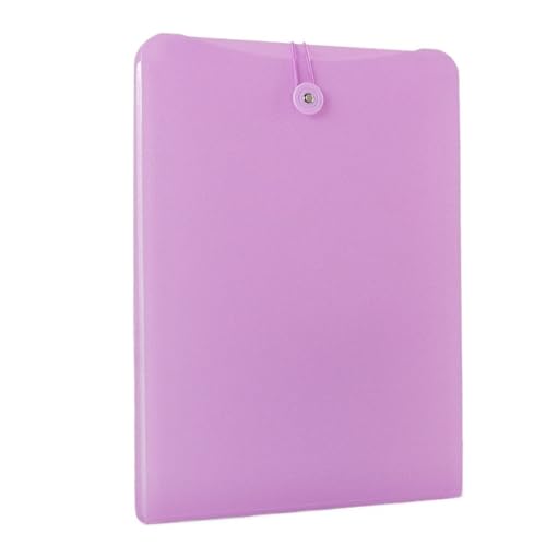 Folder for Documents 5pcs A4 Vertical Expanding Accordion Folder with 7 Pockets Paperwork Organizer for Cards(Purple-7 Pockets)