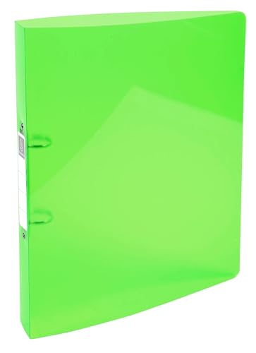 Exacompta - Ref 54780E - Box of 15 Iderama Binders - 2 Round Rings Diameter 30 mm - Spine 40 mm - External Dimensions: 32 x 27 cm - A4 Maxi File Format - Assorted