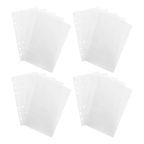 Binder Dividers A6 Sticker Collecting Book Refill Sheets 100 Pack Reusable Release Paper for 6 Ring Binder
