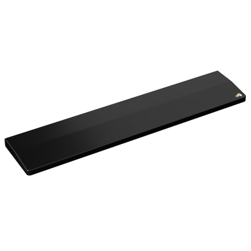 Glorious Gaming Wooden Keyboard Wrist Rest (Full Size) - White Ash Wood, Medium-Coarse Grain, Smooth Surface, Sweat & Oil Resistant, Easy Clean, Anti-Slip Rubber Base, 455 x 102 x 20mm - Onyx