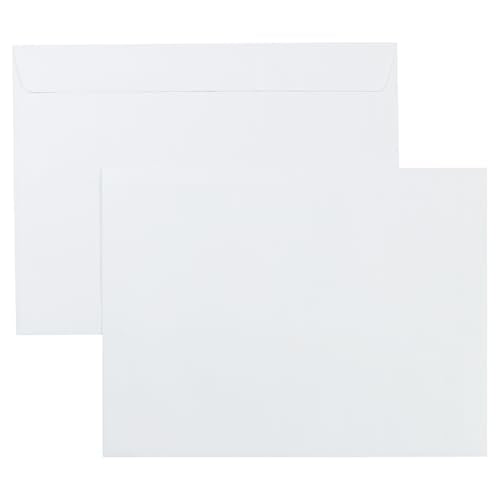 JAM PAPER 9 x 12 Booklet Commercial Envelopes - White - Bulk 250/Box