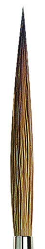 da Vinci Watercolor Series 1203k Maestro Paint Brush, Long Needle Liner/Rigger Kolinsky Red Sable, Size 10