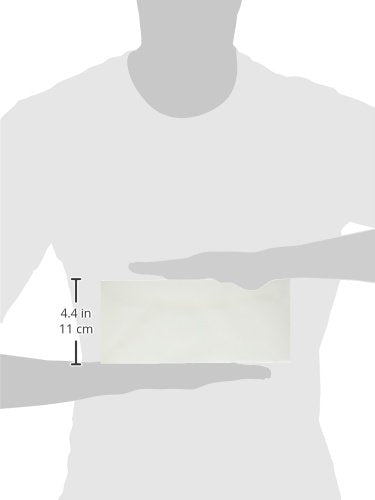 Neenah Paper 1744000 Classic Crest #10 Envelope, 4 1/8 x 9 1/2, Solar White (Box of 500)