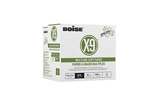 BOISE ASPEN 30% Recycled Laser Paper, 8.5" x 11" Letter, 96 Bright White, 24 lb., 8 Ream Carton (4000 Sheets)