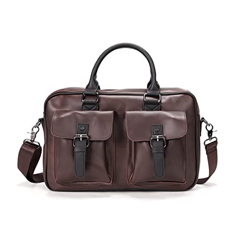 Marycan Messenger Bag, PU Leather Men's Briefcases 13inch Laptop Bag Office Bags for Men Document Business Shoulder Messenger Bag