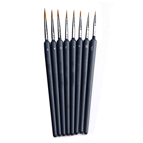 XBTGS Hair Art Fineline Pen Painting Brush Line for Artist Acrylic Oil Watercolor Gouache Drawing,