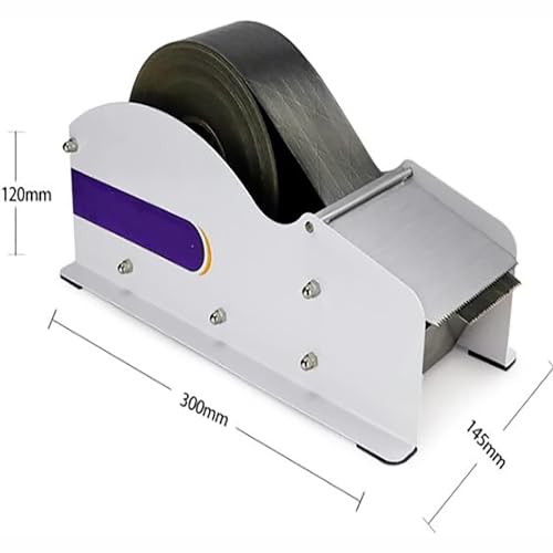 Water-Activated Tape Dispenser, Manual Stainless Steel Kraft Gum Tape Dispenser,Width-Adjustable,for Shipping Box Sealing