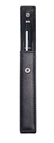 Cross X Rollerball Pen with Leather Case (Feed Mechanism, Ink Colour: Black)