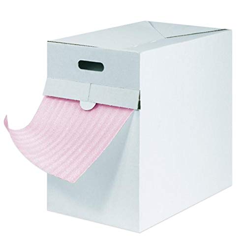 BOX USA 1/8" x 12" x 175' Anti-Static Air Foam Dispenser Packs