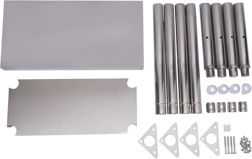 Stainless Steel Table for Prep & Work, Commercial Heavy Duty Food Prep Worktable with Undershelf for Restaurant, Home and Hotel