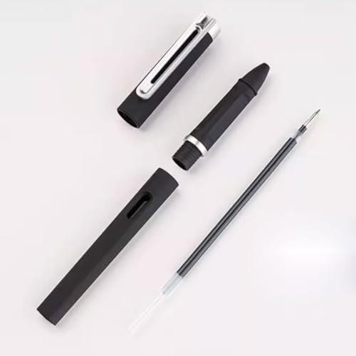 LINBMCF Comfort Grip Plastic Pens With Soft Grip Ball Point Pen 100pcs 0.5mm Gel Roller Pens Ideal For School Journaling Office Writing lightweight(Green)