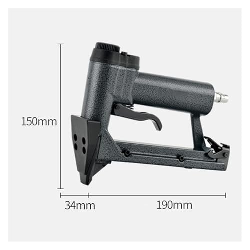 Oil-Free Pneumatic Staple Gun Heavy-Duty Stapler P515-1 Silent Patch Nail Gun Air Nail Gun Photo Frame Back Panel Fixed Pneumatic Nail Gun 0.4-0.7Mpa