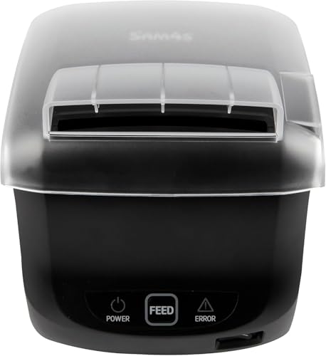 SAM4s Black GIANT-100 Compact 3" Thermal POS Printer USB Serial Ethernet, with Splash Cover Included 16" Black Cash Drawer