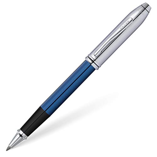 Cross Townsend Limited Edition Rollerball Pen - Blue/Chrome