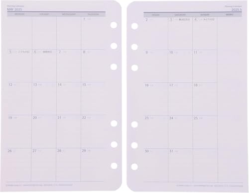 Franklin Planner Universal Daily Refill, 12 Month Edition, Begins July 2025, Compact 86461