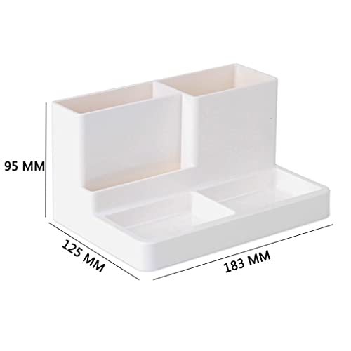 TEDILUVI Large Capacity Cute Desk Accessories Pen Holder Pencil Storage Box Desktop Organizer Stand Case