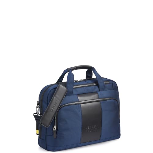 DELSEY PARIS Wagram Briefcase with Laptop Sleeve, Navy