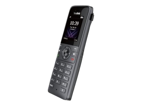 YEALINK W73P High-Performance IP DECT Solution including W73H Handset and W70B Base Station, Up to 20 simultaneous calls, Flexible Noise Reduction