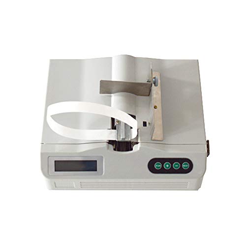 TECHTONGDA Automatic Money Packer Banknote Binding Machine Strapping Bundling Money Tied Bill Pack Tool Cross Baling Machine